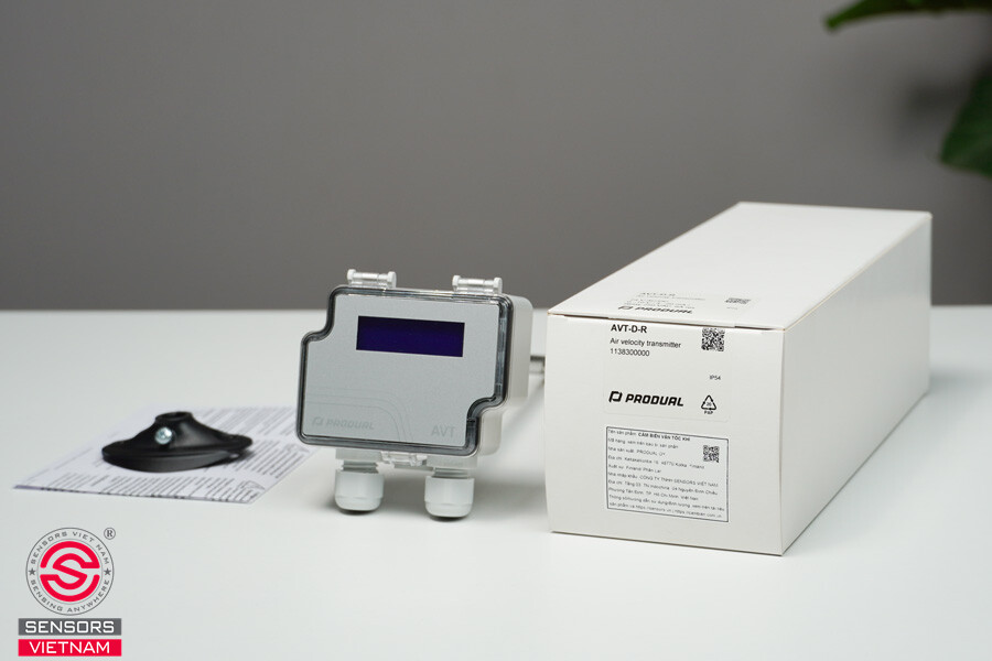 Cảm biến đo vận tốc gió PRODUAL AVT-D-R sử dụng công nghệ nhiệt kế điện trở