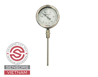 ĐỒNG HỒ ĐO NHIỆT ĐỘ CHÂN ĐỨNG 300 ĐỘ 100-BMT-08-=-70-L-100-0/300 C-CD4 ...